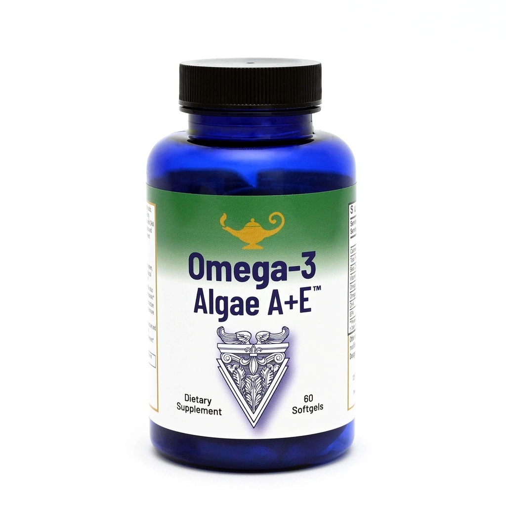 RnA ReSet Omega-3 Alger A + E - Plantbaseret DHA & EPA med Vitamin A og E, Fish Oil Alternative (60 Softgel)