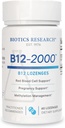 Bioteknologi Forskning B12-2000 ™ Vitamin B12 2000 mcg, B6, Folate- B12 Sublingual Lozenges, Methylation Support, Høj Potens, Meget Absorbable, Natural, Berry Flavor, Opløser Nemt -60 Greve