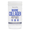 NaturePlus Marine Collagen Peptider, Unflavored - 0,54 lb - Hår, Hud, Negle & fælles sundhed, immunsystemet support - Gluten fri, ikke-GMO - 20 Servere