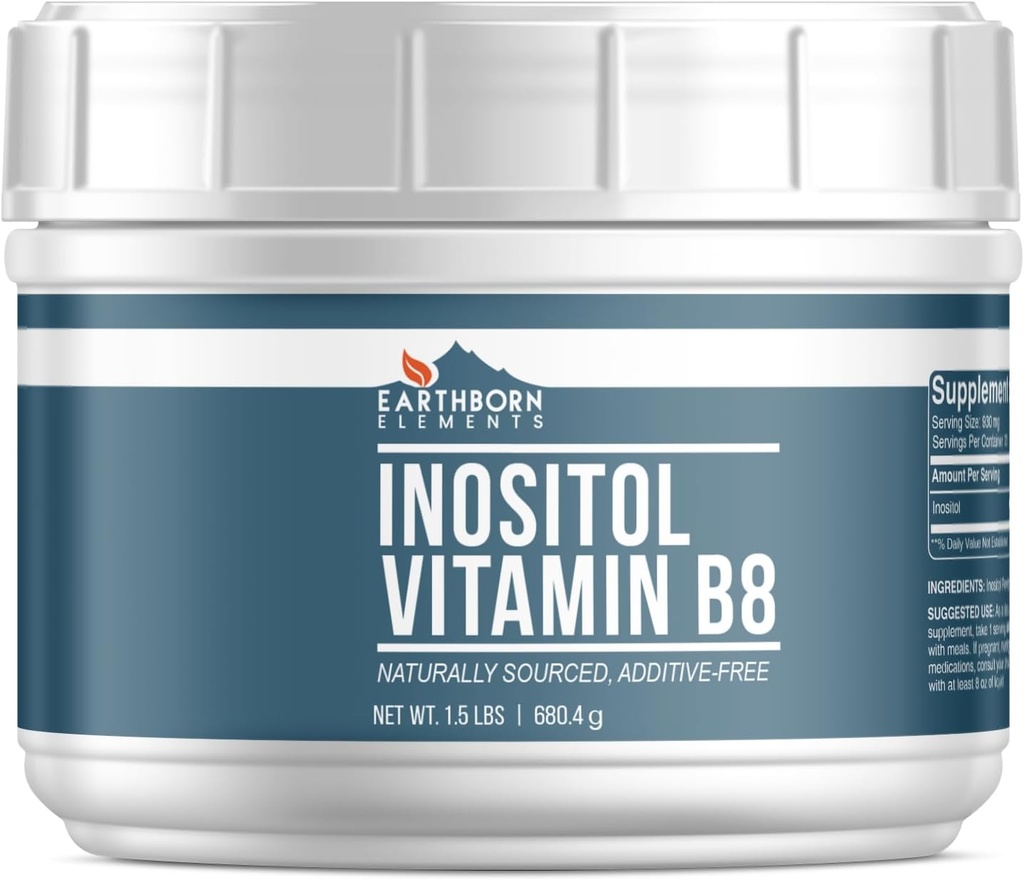 Earthborn Elements Inositol (1,5 LB), Vitamin B8, Altid Pure