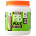 PBfit Vegan Organic Peanut Butter & Chocolate Plus Powder, 1 Pund