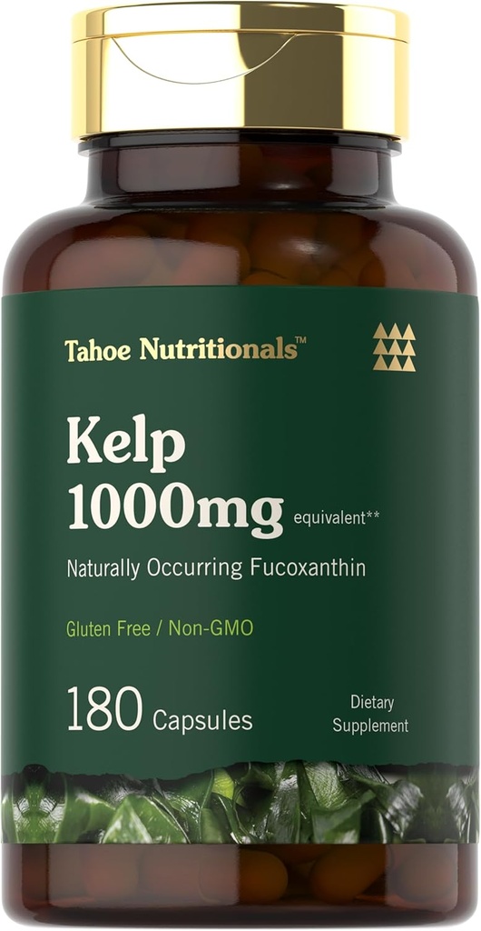 Tahoe Nutritionals Kelp tillæg Kapsler er 124; 1000mg