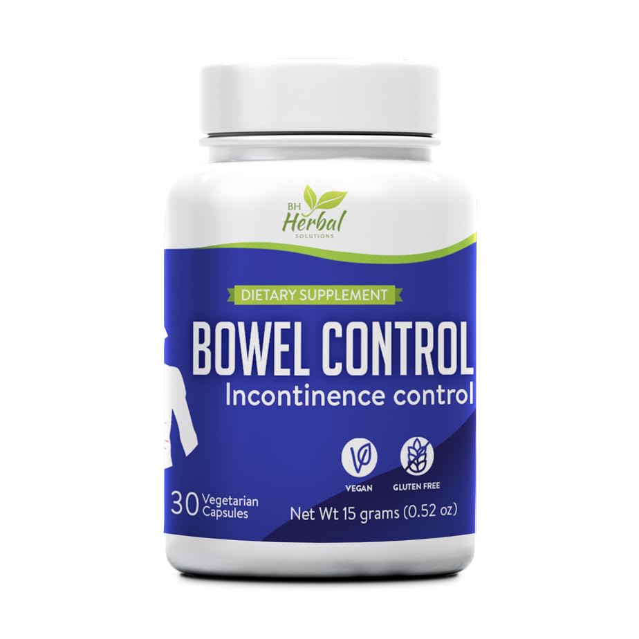 Tågeinkontinens Support - Control Leaky tarm - Reducerer Hyppigheden og sværhedsgraden af tarminkontinens Episoder - 100% Natural Herbal Supplement