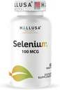 Hallusa Natural - Selenium 60 tabletter, Antioxidant og immunforsvar, Heart Health - 60 dages forsyning