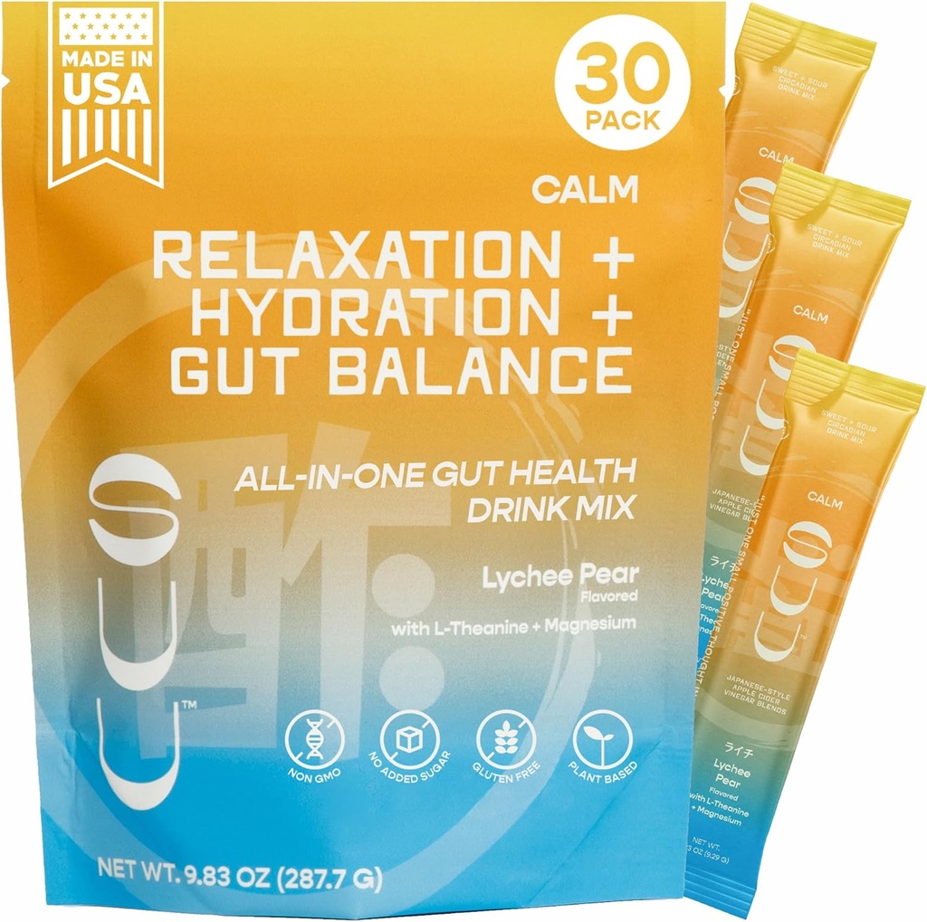 Calm Gut Health Drink Mix 124; Apple Cider Vintication Prebiotics, Probiotika Gut Sundhed for kvinder & mænd