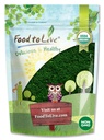 Food to Live Organic Algae Powder Mix, 4 Pounds - Spirulina og Chlorella 50 / 50 Blend, Non- GMO, Rich in Chlorophyll, Raw, Pure, Vegan Superfood, Bulk, Great for Smoothies, God Protein kilde