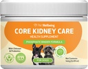Pet Wellbeing Core Nyre Care for Dogs - Daily Phosphate Binder, Understøtter sund Nyre funktion med FOS, Chitosan, Probiotika - Veterinarian- Formuleret 5.08 oz (144 g) Pulver