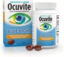 Ocuvite Blue Light Lutein & Zeaxanthin Supplement, Eye Vitamin for Eye Strain, Vision & Ocular Health Support, Softgels til Screen & Sunlight Eksponering, 30 Softgels