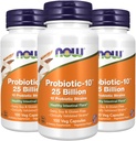 Now Foods Probiotic- 10 25 milliarder, 100 greve (pakke med 3)