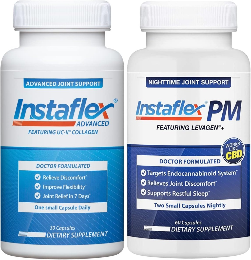 Instaflex Advanced Joint Support og PM Nighttime Joint & Sleep support