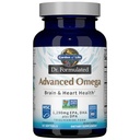 Livets have Dr. Formuleret Advanced Omega Fish Oil - Lemon, 1,290mg EPA, DHA + DPA i triglycerid form, Single Source Omega 3 Supplement til Ultimate Brain & Heart Health, Non- GMO, 60 Softgels