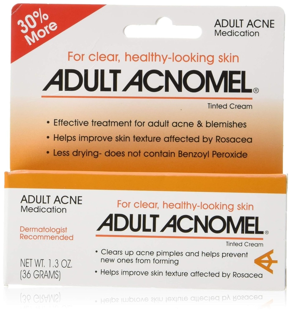 Voksen Acnomel Acne Medication 1.3 Oz (pakke af 2)