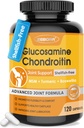 ZEBORA Glucosamine Chondroitin Joint Support, with MSM Turmerisk Boswellia, Glucosamine Sulfate, Glucosamine Chondroitin MSM, for Joint Supports & Relief, 120 Kapsler