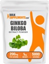 Bulkadditions.com Ginkgo Biloba Extract Powder - from Ginkgo Biloba Leaf, Antioxidant Source, Herbal Supplement - Gluten Free, 200mg per Serving, 1kg (2,2 lbs) (Pack of 1)