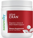 NatureCity AloeCran - Pure Aloe Vera Blend med Cranberry Powder Supplement - Sukker Free Fiber Combo Mix til fordøjelse og urinveje - Gut & Metabolic Health Support - 30 dages forsyning