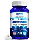 Vi kan lide vitaminer Phytoceramider 700mg - 200 Kapsler Alle naturlige hvede fri og plante baseret - Phytoceramid supplement - Skin supplement til kvinder - Ceramider til hud hydrering, Reparation, Foryngelse
