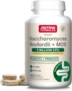 Jarrow Formulas Saccharomyces Boulardii + MOS - 5 Millioner Organismer Per Servering - 180 Delayed Release Veggie Caps - Probiotic + Prebiotic - Intestinal Tract Support - Op til 180 Servere