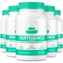 (5 Pack) Vertigenics - Natural Formel for Balanced Nutrition, Clean and Premium Blend for Memory and Focus, Premium Support Capsules, Vertigenics Anmeldelser (300 Kapsler)