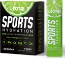 Sugar Free Electrolyte Powder Packets - Sport Hydration Drink Mix Supplement, Keto Friendly med 6 Key Electrolytes, Rich in Vitamin B and C, 1000mg BCAA - Ingen sukker, 16 sticks, Lime & Orange Flavor