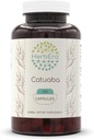 HerbEra Catuaba 120 Capsules, 500 mg, Wildcrafted Catuaba (Erythroxylum catuaba) Dried Bark (120 Capsules)
