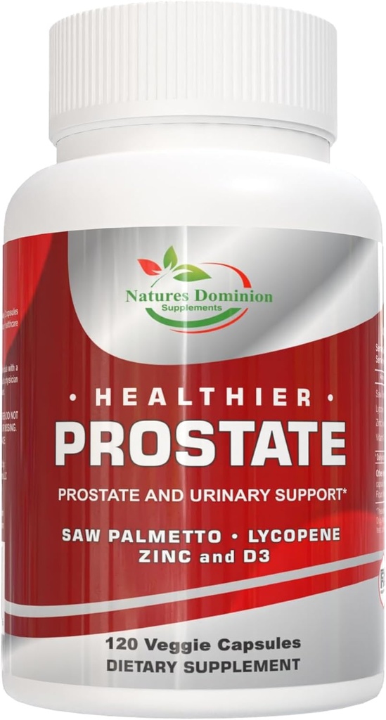 Saw Palmetto for mænd, Lycopene, zink, D3- vitamin. Prostata Kosttilskud til mænd, Bregen Control. Saw Palmetto Supplement for mænd. Prostatastøtte med Lycopene