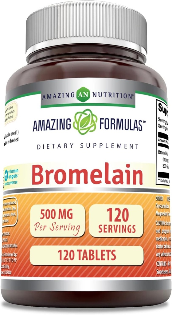 Amazing Formulas Bromelain 500 Mg (300 GDU)