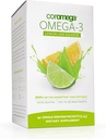 Coromega Omega 3 Fish Oil Supplement, 650mg Omega- 3s med 3X bedre Absorption End Softgel, Lemon Lime Flavor, 90 Single Serve Squeeze Pakninger