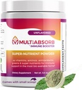 MultiAbsorb ~ immunbooster, Multi- Nutrient pulver til optimal sundhed & immunforsvar, vitaminer, mineraler, antioxidanter, Eye Health, Ingen Fillers, Natural, Non- GMO, 30 Servere (Unflavored)