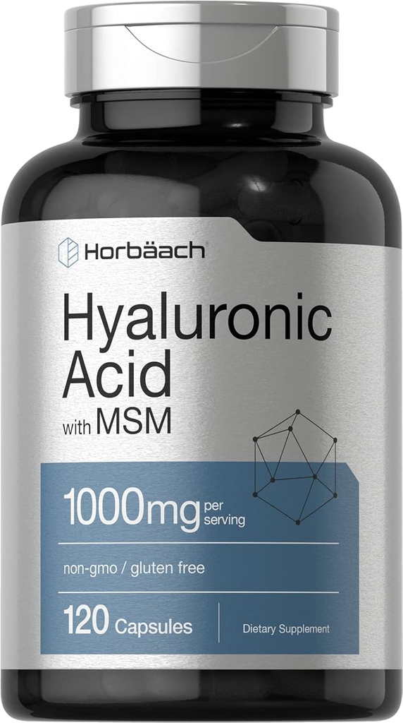 Horbäach Hyaluronsyre med MSM 124; 1000 mg