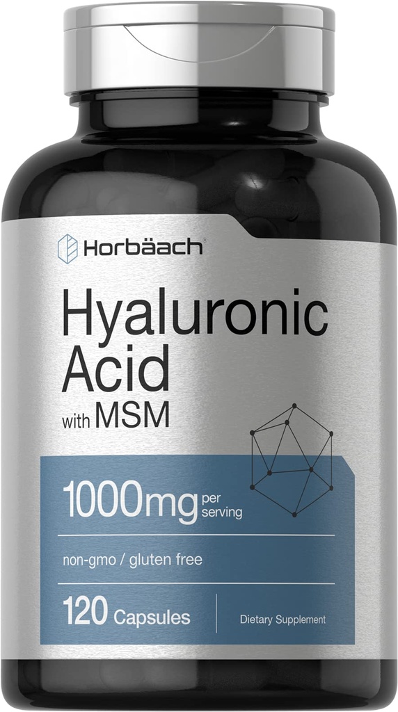 Horbäach Hyaluronsyre med MSM 124; 1000 mg