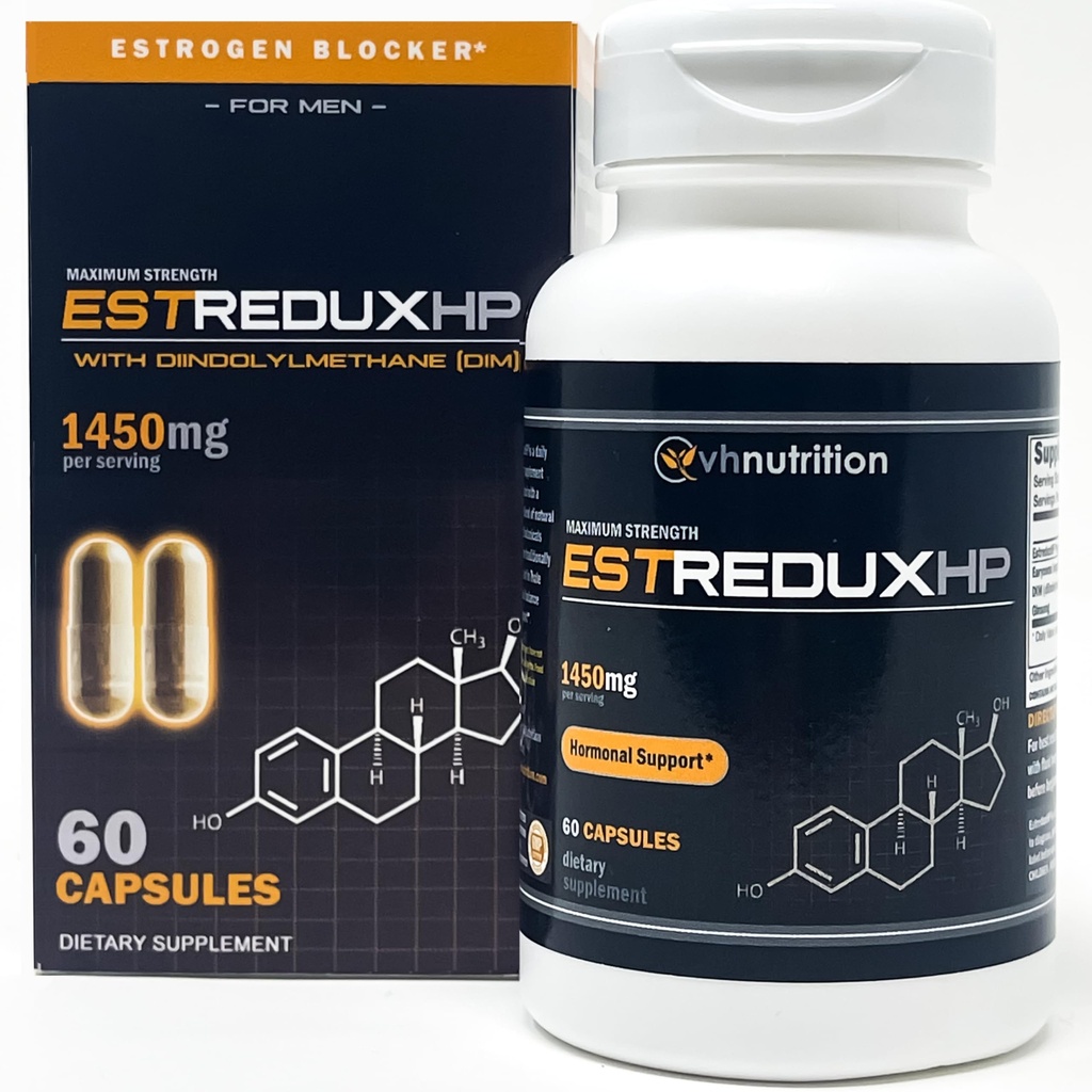 VH Nutrition ESTREDUX HP - med DIM - 124; Østrogen Blocker til mænd *