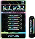 GIT GUD Energy Stick (4 Pack) Competitive Focus Forstærker, Forfriskende Mint Aroma, Daily- Use, Portable Disponible, Tricky Taffy (Taffy Mint)
