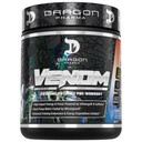 DRAGON PHARMA Venom Extreme Potency Pre- Workout, Laser Sharp Focus + Energy, Intense Performance, Proven Ingredienser til forbedret vasodilation & Endurance (40 Servere, Bomb Pop)