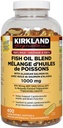 Costco Companies Inc. Kirkland Signature 100% Wild Fish Oil Blend med Alaska Salmon Oil, 1000mg, 400 Softgels