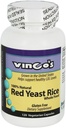 Vincos - 100% Natural Red Gær Rice - 120 Vegetariske Kapsler