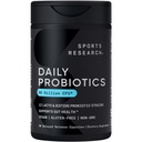 Sports Research Daily Probiotika med Prebiotika, 60 Millioner CFU - Veganske kapsler til Gut Health & fordøjelsesstøtte, Probiotika til kvinder & mænd - Non- GMO Verified & Gluten Free - 30 Greve