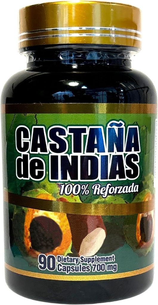 Castaña de Indias (Horse Chestnut) 700mg 90 Kapsler (1)