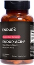 ENDUR- ACIN Niacin, Heart Health & Sund Cholesterol Balance Supplement, Extended Release for Optimal Absorption, Gluten Free, 500mg (200 tabletter)