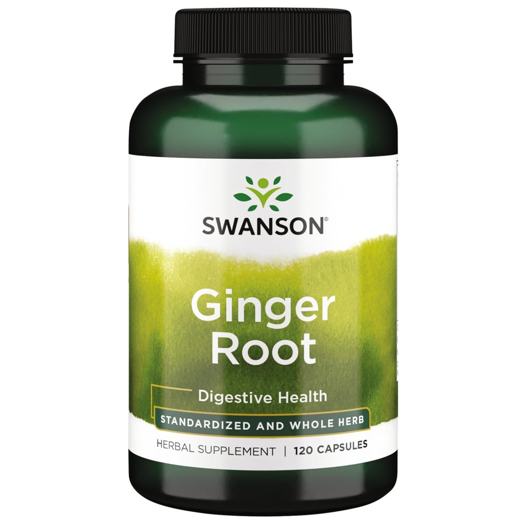 Swanson Ginger Root (Standardized) 250 Milligram 120 Kapsler