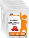 BulkSupplements.com Organic Pomegranate Powder - Pomegranate Supplement for immunforsvar, Herbal Supplement - Gluten Free, 5g per Serving, 5kg (11 lbs) (Pack of 5)