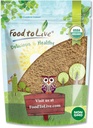 Food to Live - Organic Camu Camu Powder, 8 Ounces - Non- GMO, Kosher, Raw, Vegan Superfood, Bulk, Non- bestrålet, Pure, Great for bagning og drikkevarer