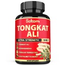 Satoomi 9in1 Tongkat Ali Root Extract - Ashwagandha, Tribulus Terrestris - 90 kapsler til 3 måneder - Support Styrke, Energi & Sund Immunitet