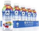 RYSE Clear Protein Drink - Kool- Aid Tropical Punch - 100 kalorier, 22g Whey Isolate Protein Shake, Sugar- Free, 0g Fat & Lactose- Free - Genopfriskning Ready- to- Drikke - 16,9 fl oz Flasker (12- Pack)