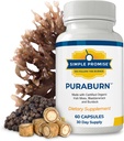 Simple Lowe puraburn ™ - Urtewellness supplement med Organic Irish Sea Moss, Bladderwrack & Burdock Root - understøtter fordøjelsessygdomme og ernæringsmæssige absorption - 60 kapsler