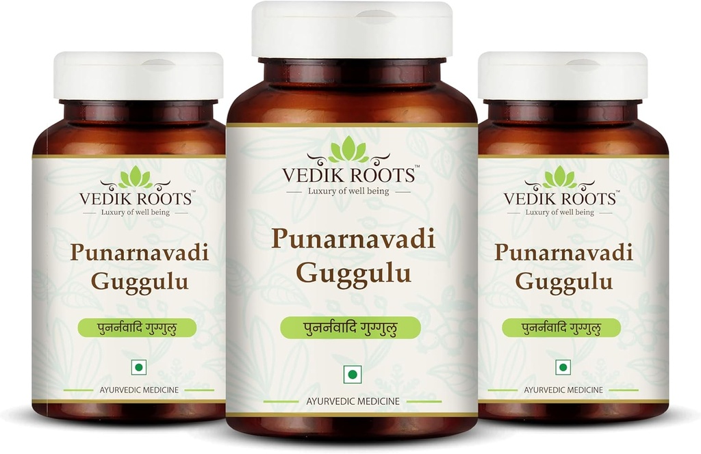 Punarnavadi Guggulu - Understøtter Nyre og Lever sundhed