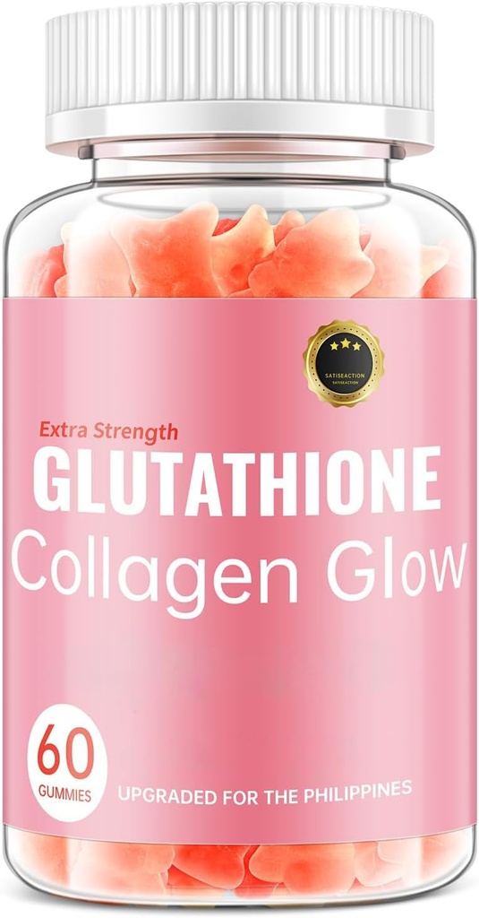 Glutathione Collagen Glow Gummies for Women, Glutathione Collagen Glow Gummies for Dark Spot, 60 / 120Pcs Koreansk Organic Glow Beauty Collagen for Skin Care (2)