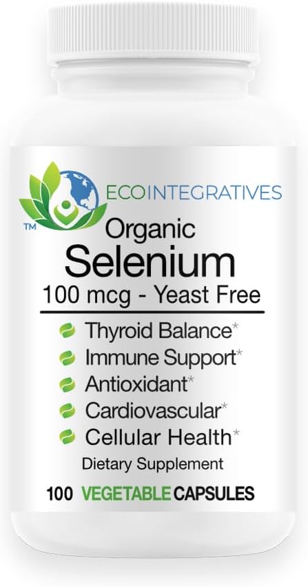 SE- 100 100 mcg (100 greve) - Pure Selenium Yeast- Free Supports Immunation, Cardiovaskulær, og Thyreoideasundhed