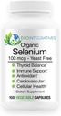 SE- 100 100 mcg (100 greve) - Pure Selenium Yeast- Free Supports Immunation, Cardiovaskulær, og Thyreoideasundhed