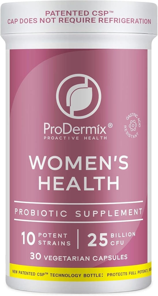 Probiotika for kvinder, Vaginal Probiotic, fremmer PH Balance, UT Health, 25 Millioner CFU, En gang daglig kvinder supplement, Kosher, 30 kapsler (30 kapsler)