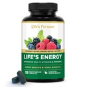Life 's Energy Advanced Daily Multivitamin til mænd og kvinder, Energi & Immunstøtte tillæg med Super Greens - Antioxidanter & enzymer - Jern fri, Vegetar, 120 tabletter ved Livets Fortune